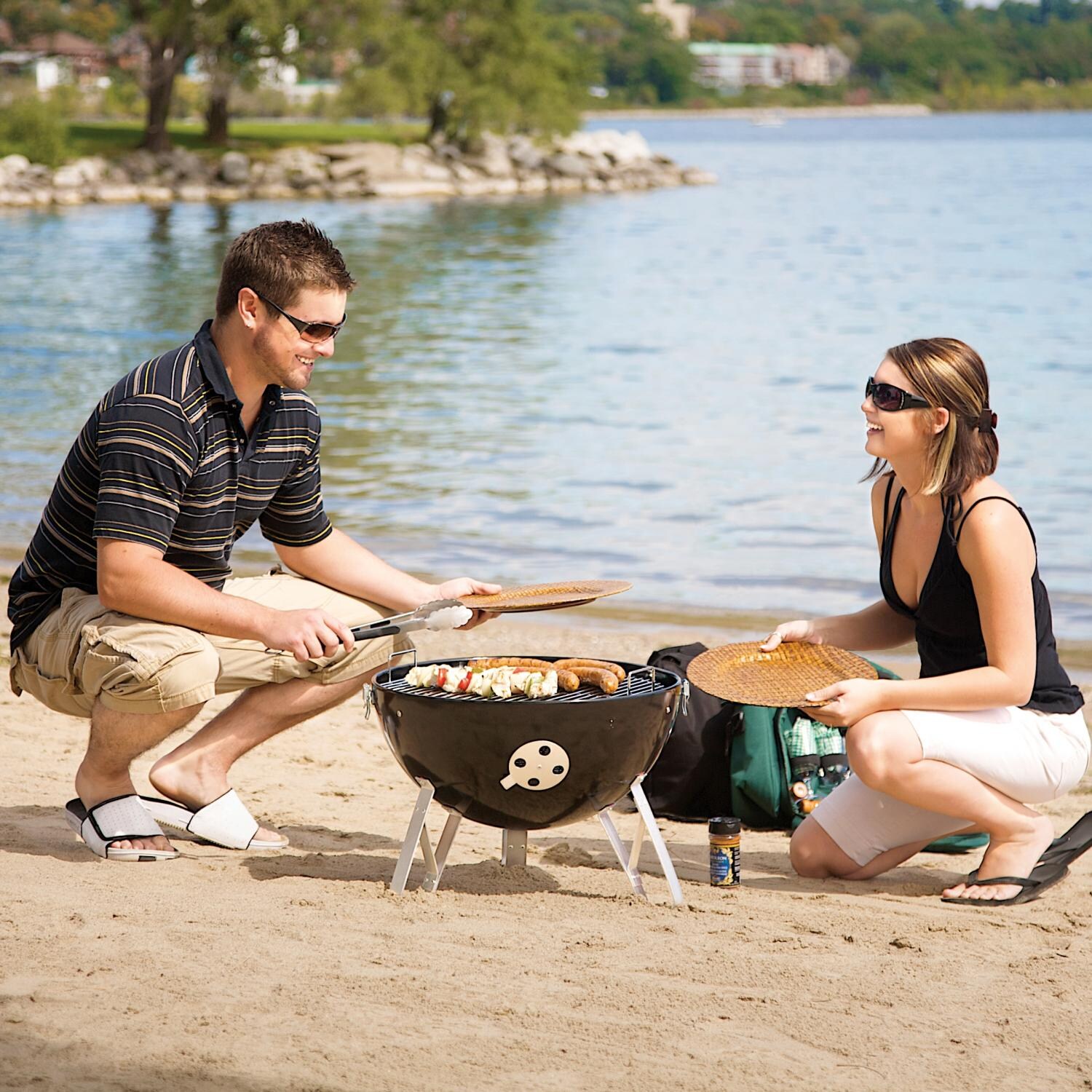Napoleon Apollo AS300K 3-In-1 Charcoal Portable Grill - Lifestyle View thumbnail
