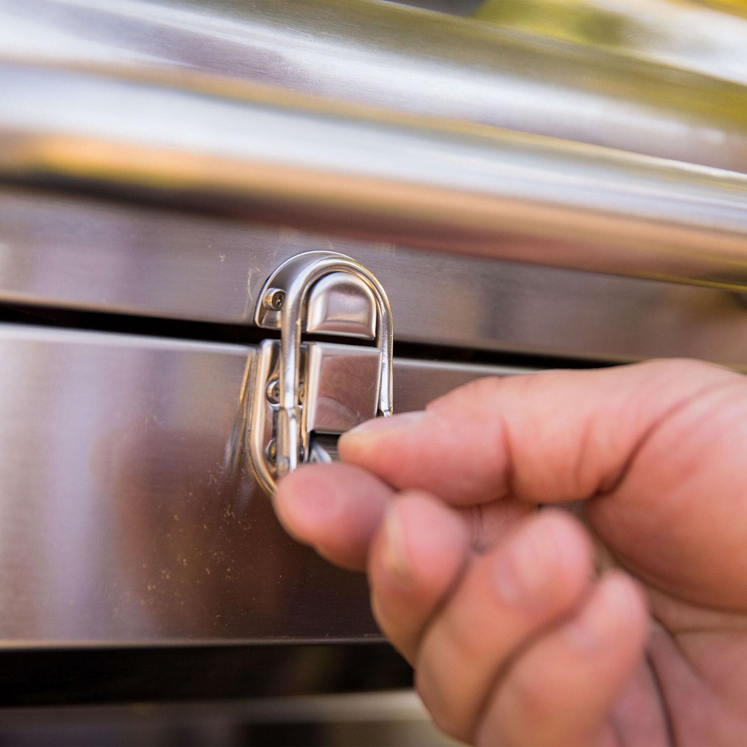 GrillPro 201114 Countertop Electric Grill - Secure Grill for Transport - Lifestyle thumbnail