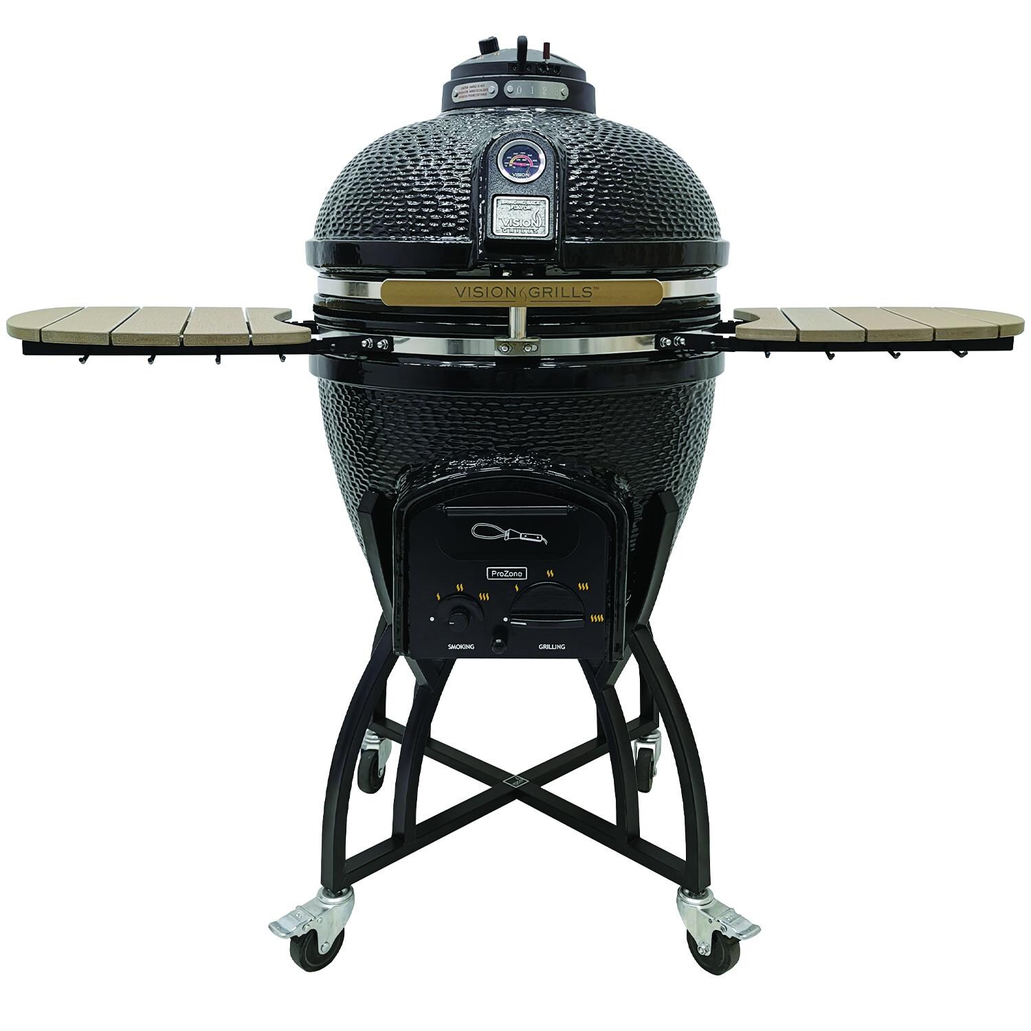 Vision Professional C-Series Ceramic Kamado Grill - Black - C-4C1F1-H image