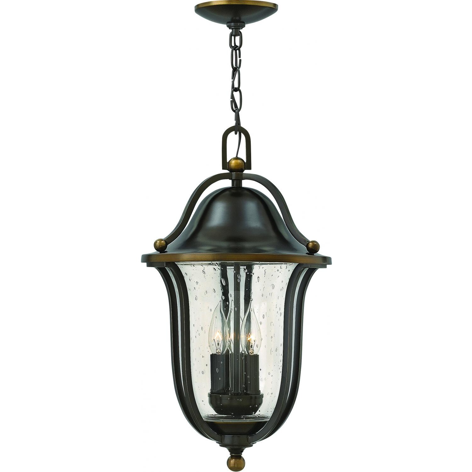 Hinkley Lighting Bolla 2642OB 40W Three Light Outdoor Ceiling Light - Olde Bronze thumbnail
