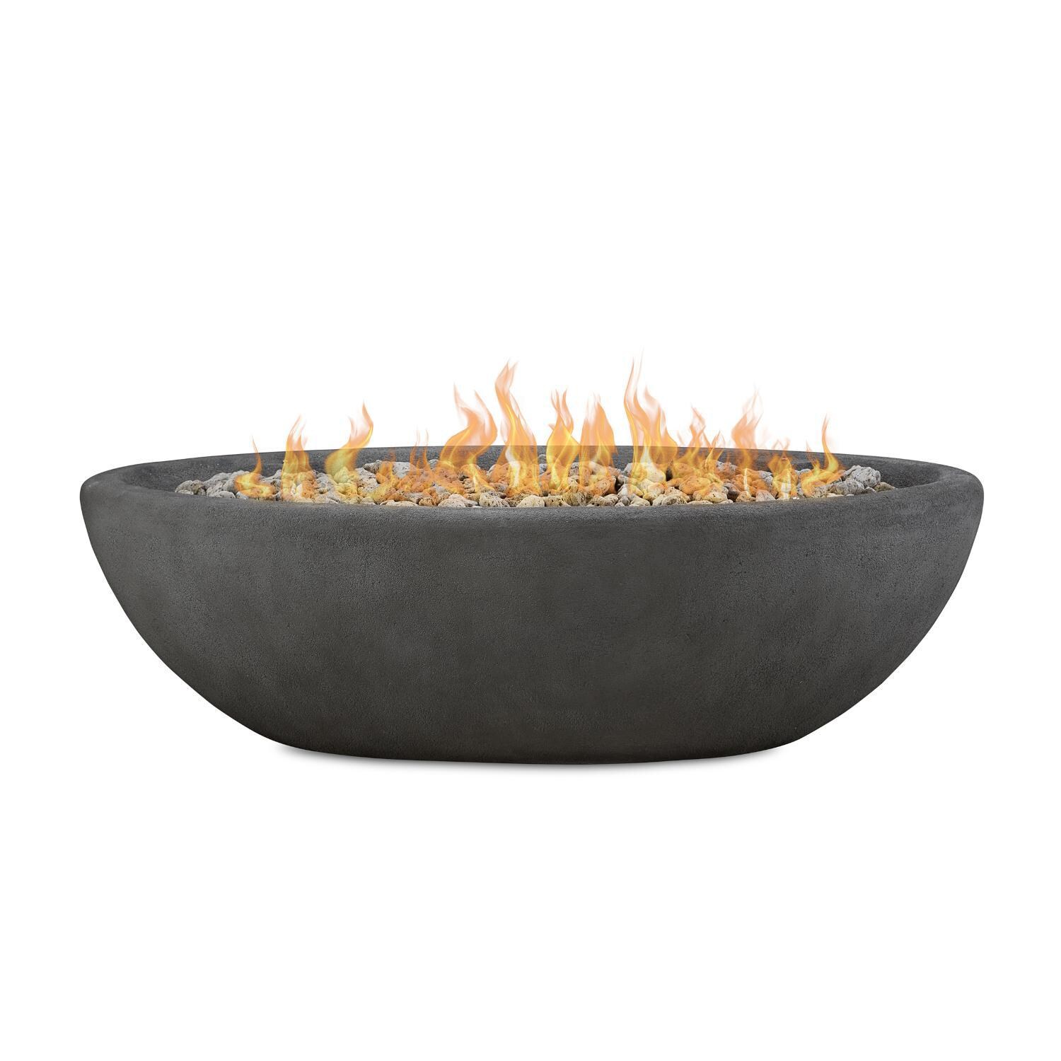 Lakeview Outdoor Designs SC-592NG-SHL Creekwood 58-Inch Oval Natural Gas Fire Bowl - Main thumbnail