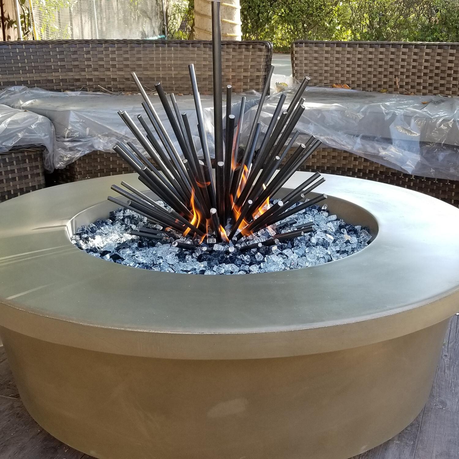 The Outdoor Plus 20 Inch Steel Desert Sticks Fire Pit Ornament