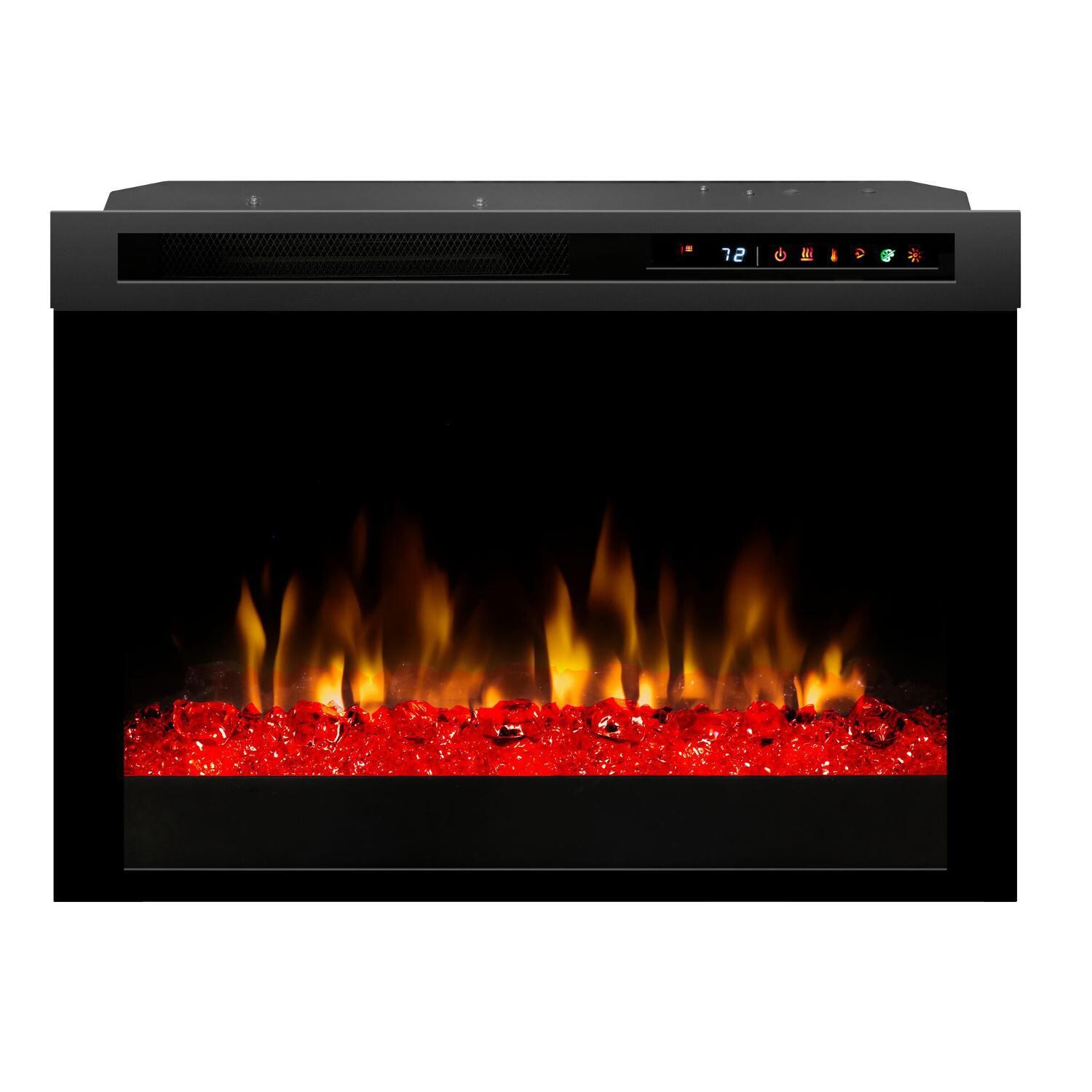 Dimplex - GDS26G8-1873FM - 26-Inch Multi-Fire XHD Electric Firebox - Acrylic Ice Embers - Red thumbnail