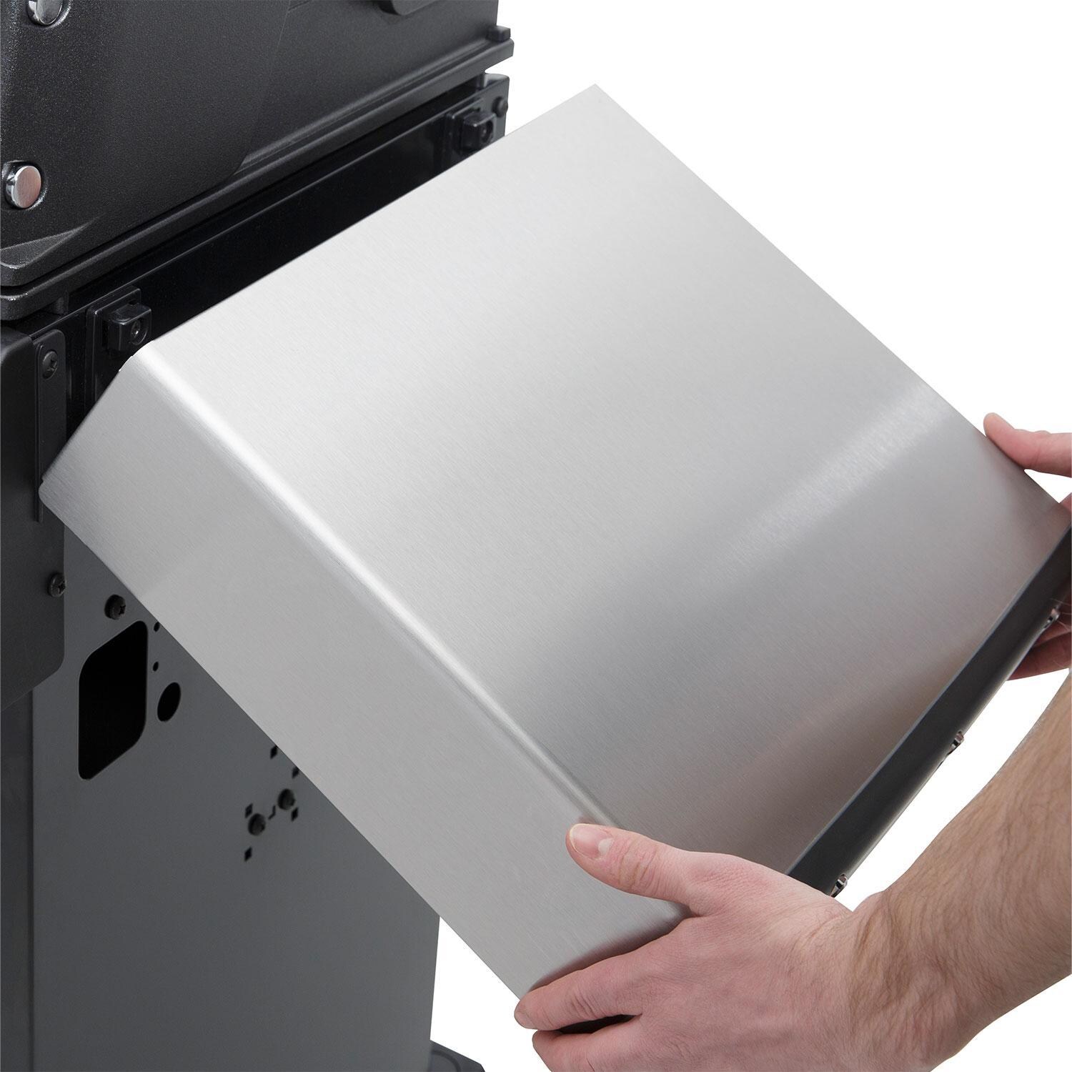 Broil King 876214 24 Inch Baron 520 PRO Propane Gas Grill - Folding Shelf - Detail thumbnail