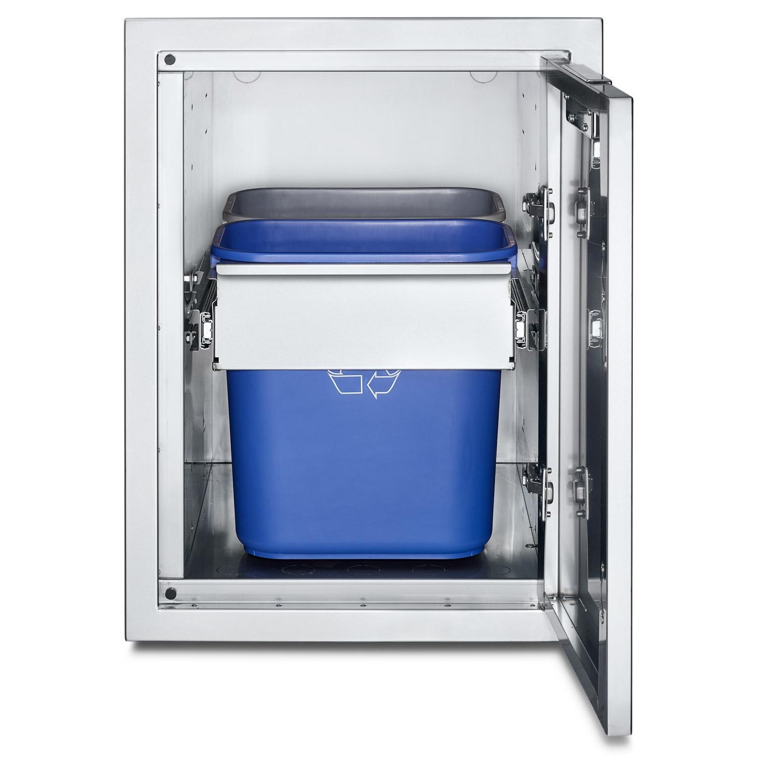 Crown Verity IBILC-GH Infinite Series 21-Inch Enclosed Cabinet Storage W/ Double Trash Bin Storage - Large - White Background thumbnail