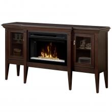 Dimplex - GDS25HG-1253E - Upton 64-Inch Electric Fireplace & Mantel - Acrylic Ice Embers - Espresso