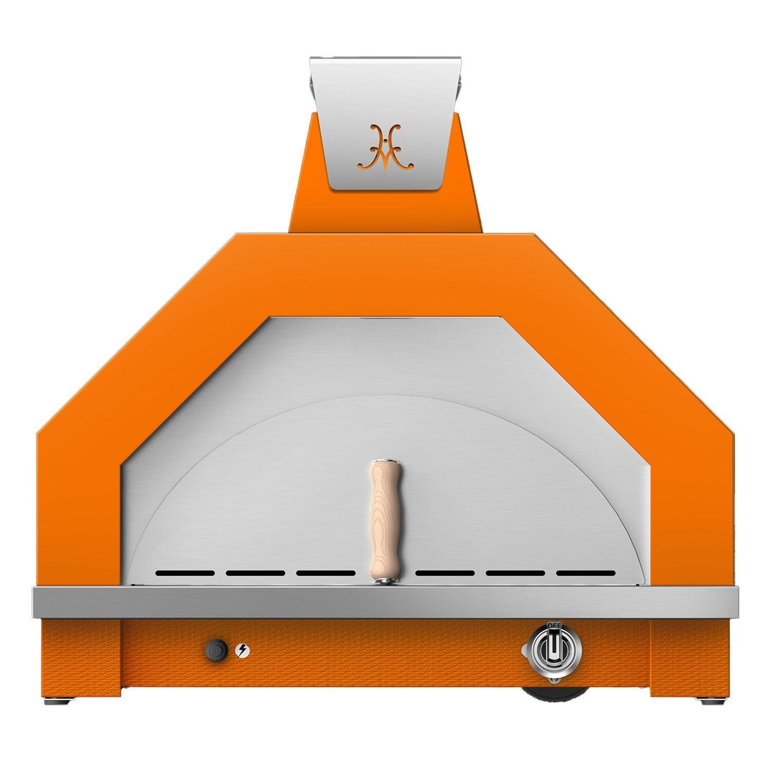 Hestan Campania 32 Inch Countertop Stainless Steel Propane Pizza Oven w/ Light Kit - Citra - Display - White Background thumbnail