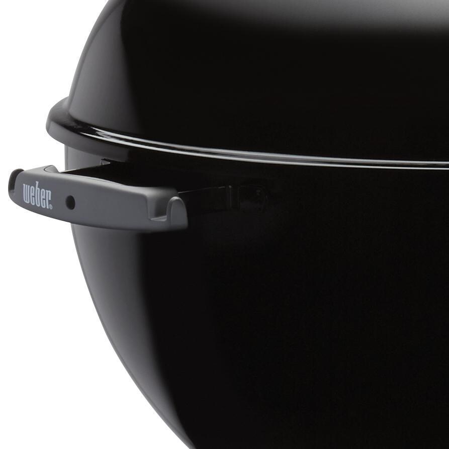 Weber Original Kettle Premium 22-Inch Charcoal Grill - Black - 14401001 - Front Handle thumbnail