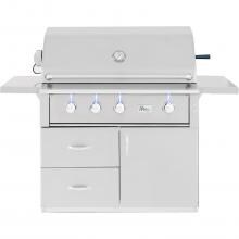Summerset Alturi 42-Inch 3-Burner Propane Gas Grill With Red Brass Burners & Rotisserie - ALT42R-LP image