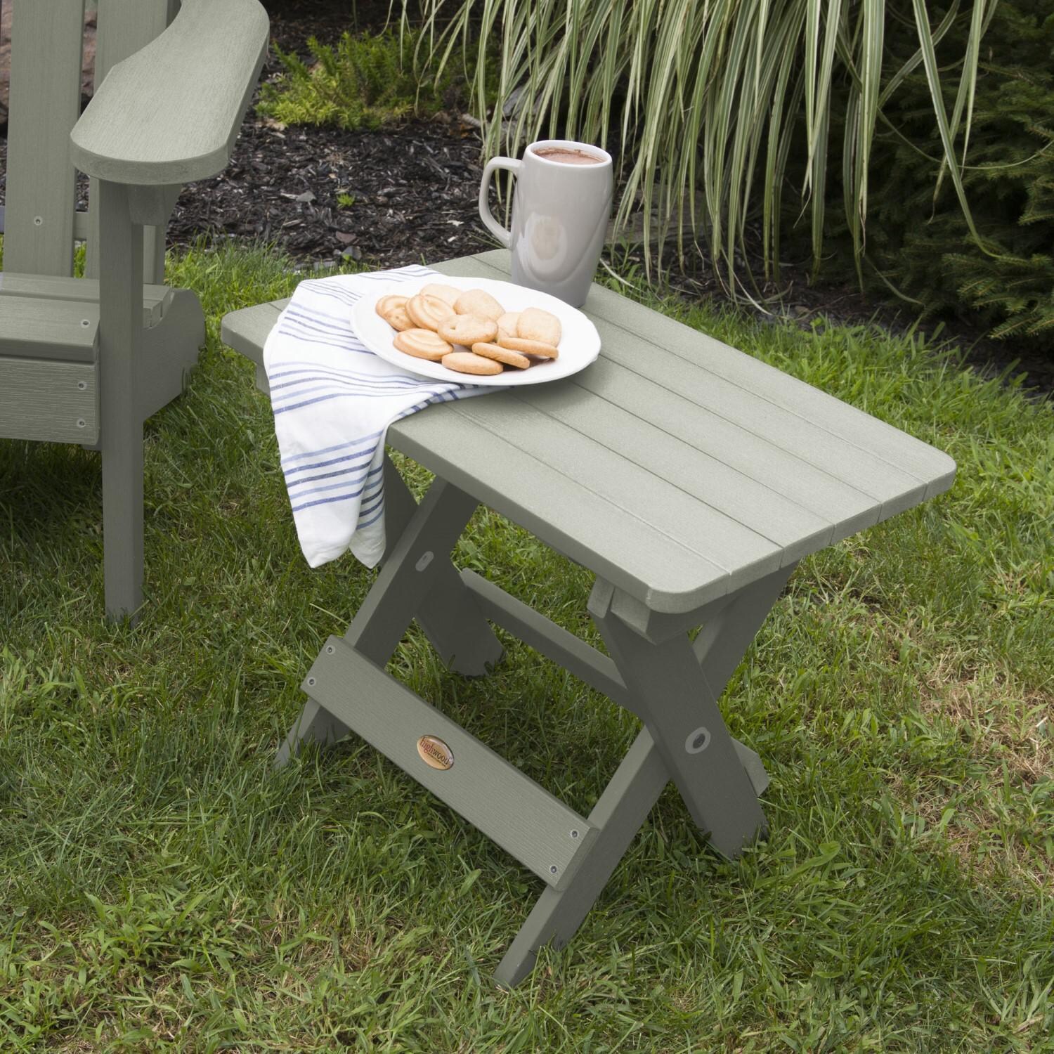 Lakeview Folding Adirondack Side Table - Eucalyptus thumbnail