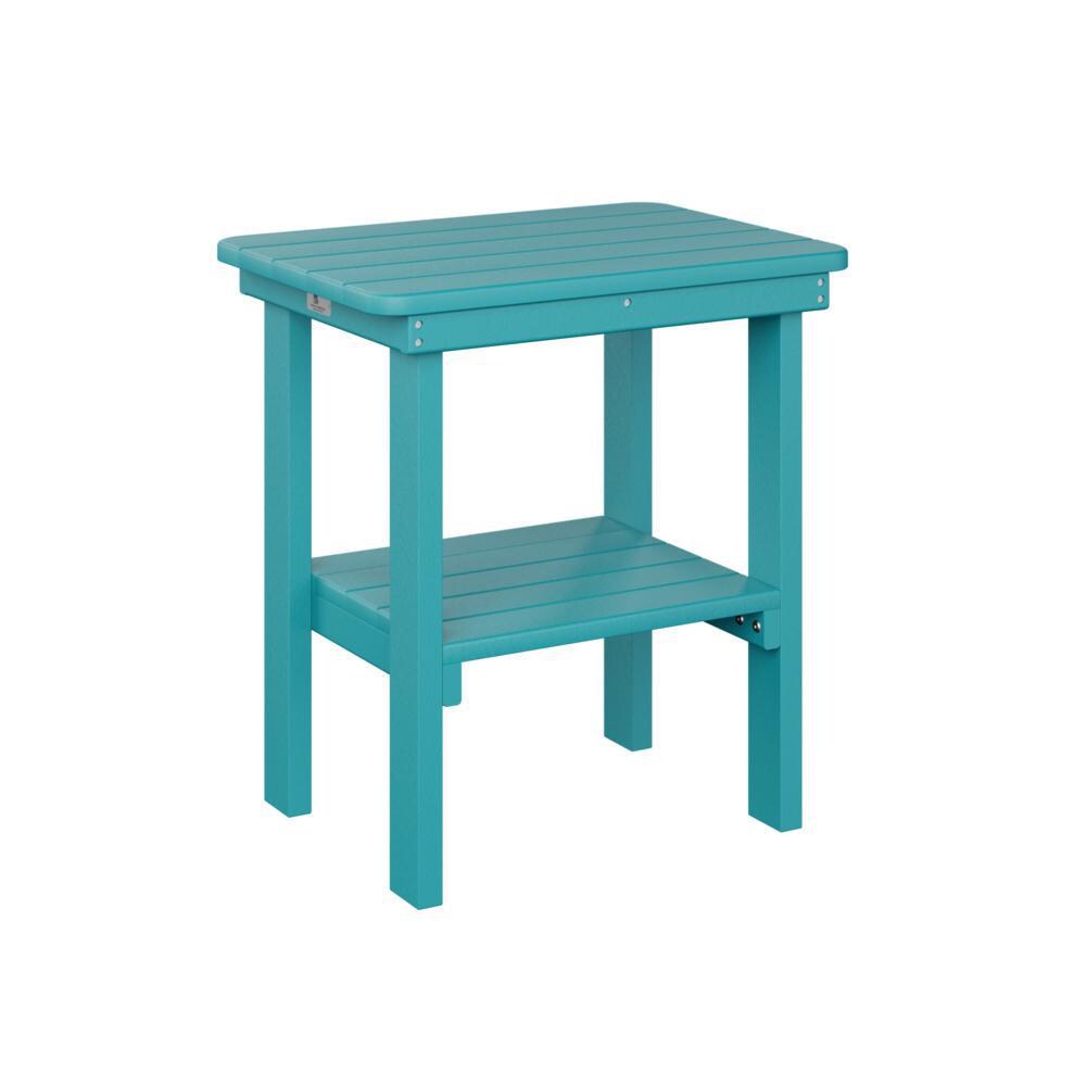 Berlin Gardens Rectangular End Table - Aruba Blue thumbnail