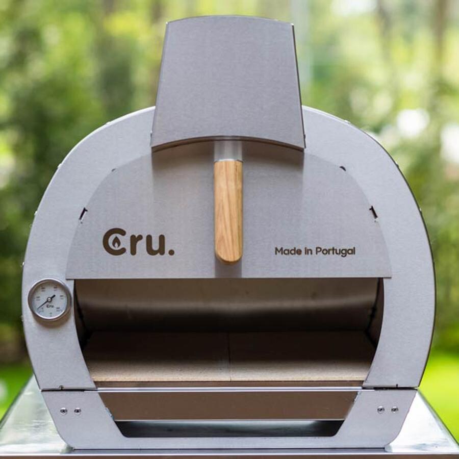 Cru Ovens CRU32G2 Model 32 G2 Outdoor Wood-Fired Pizza Oven - Shown With Half Door thumbnail