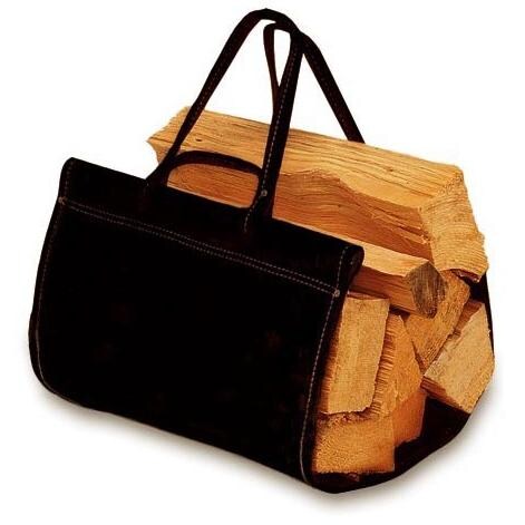Pilgrim Top Grain Wood Carrier - Black Suede thumbnail