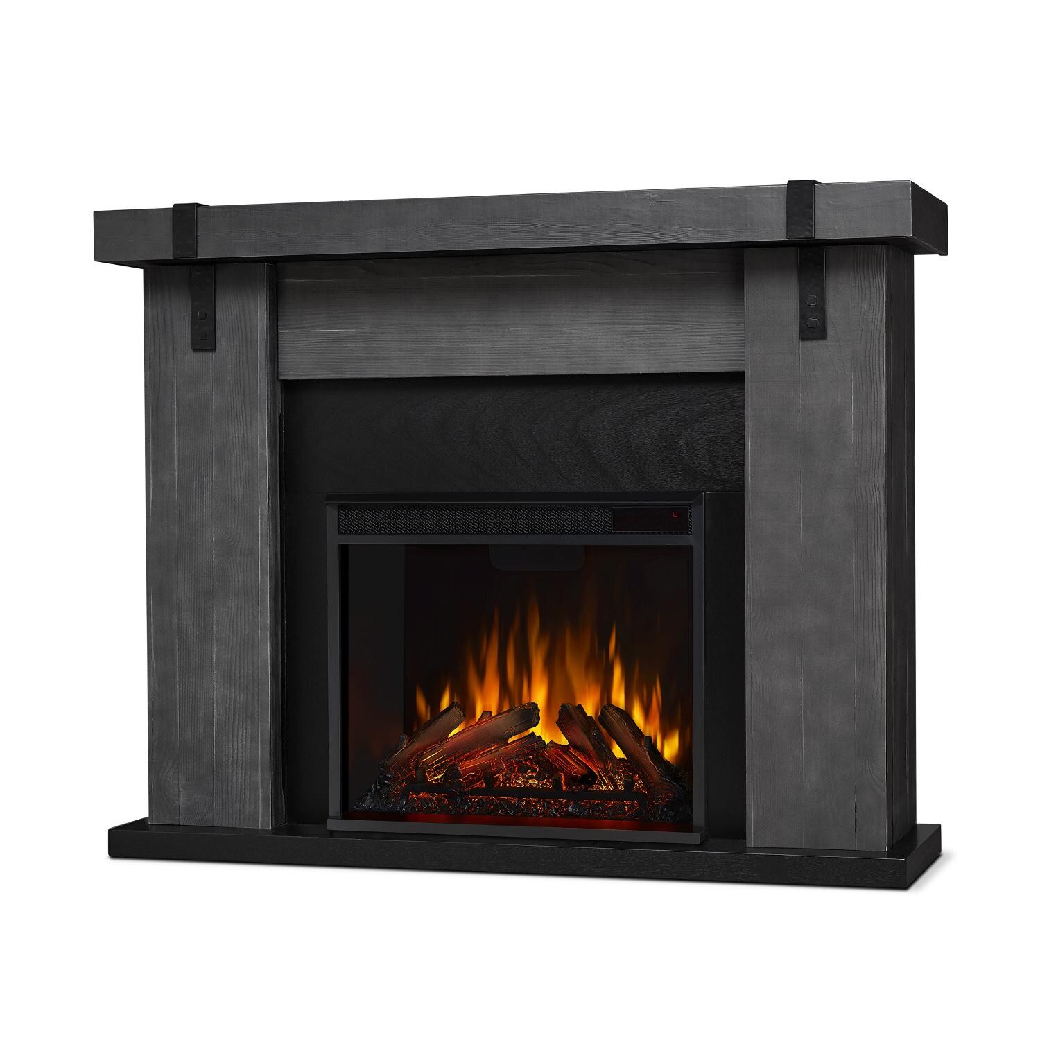Real Flame - 9220E-GBW - Aspen 49-Inch Electric Fireplace With Mantel - Gray Barnwood - Front thumbnail