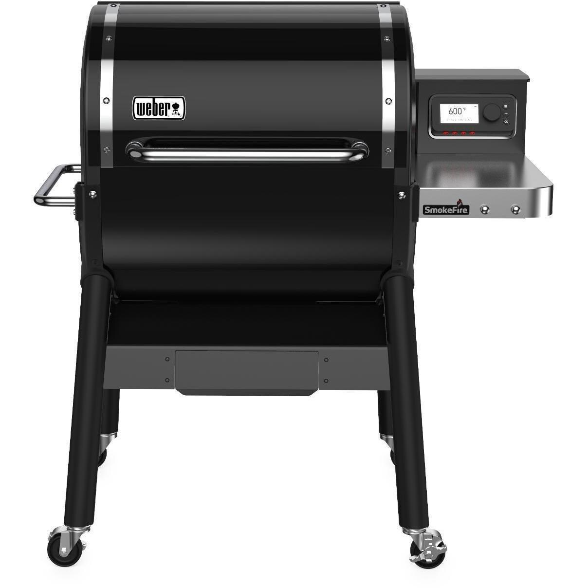 Weber 22510201 SmokeFire EX4 Gen 2 24-Inch Wi-Fi Enabled Wood Fired Pellet Grill - Front View - White Background thumbnail