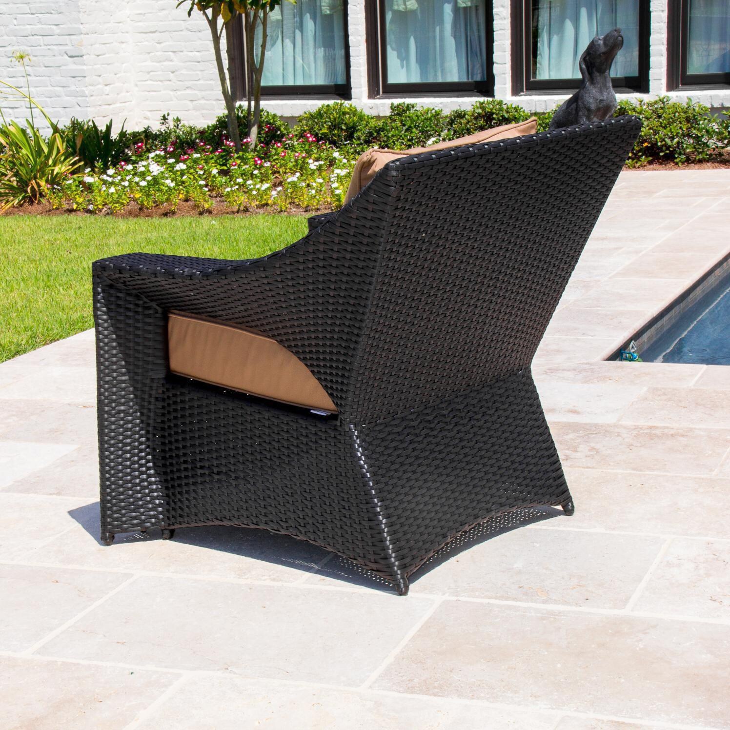 Providence Resin Wicker Patio Club Chair EVN-217-A - Back thumbnail