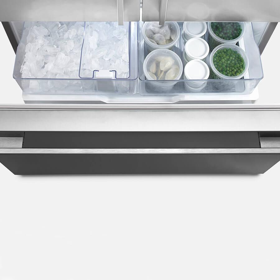 Fisher Paykel - RF1702DRUB5 - ActiveSmart 17.1 Cu. Ft. Refrigerator W/ Water Dispenser - Black Stainless Steel - Freezer Drawer thumbnail