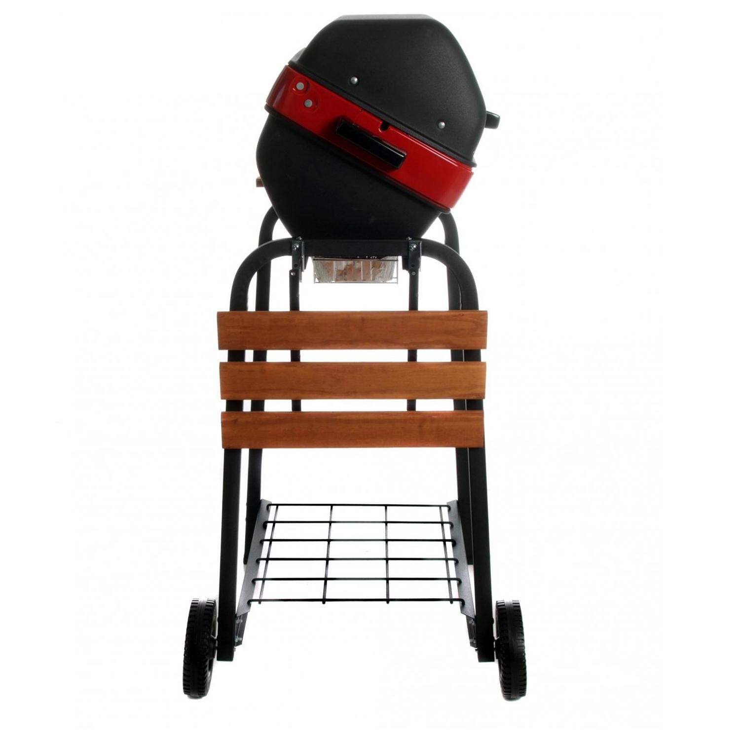 Americana by Meco Electric Grill With Fold Down Side Tables - Side View thumbnail