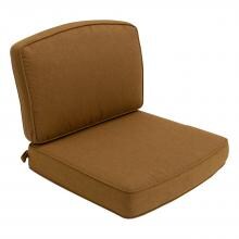 Sunbrella Canvas Teak Club Chair Cushion W/ Piping By BBQGuys image