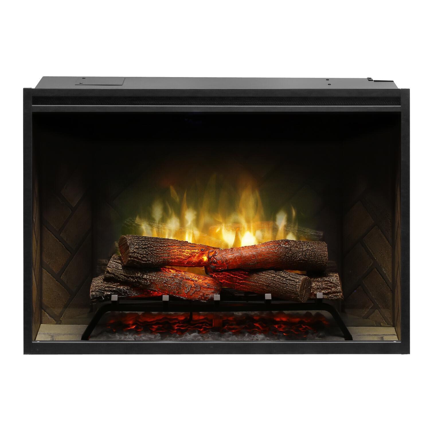 Dimplex - RBF36 - Revillusion 36-Inch Built-In Electric Firebox - Front View - Lights Off thumbnail