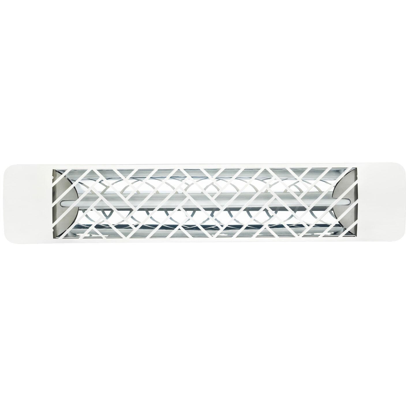 Eurofase EF25240W1 Chevron Series 39 Inch 2500 Watt Single Element Marine Grade 240V Electric Patio Heater in White - Off - White Background thumbnail