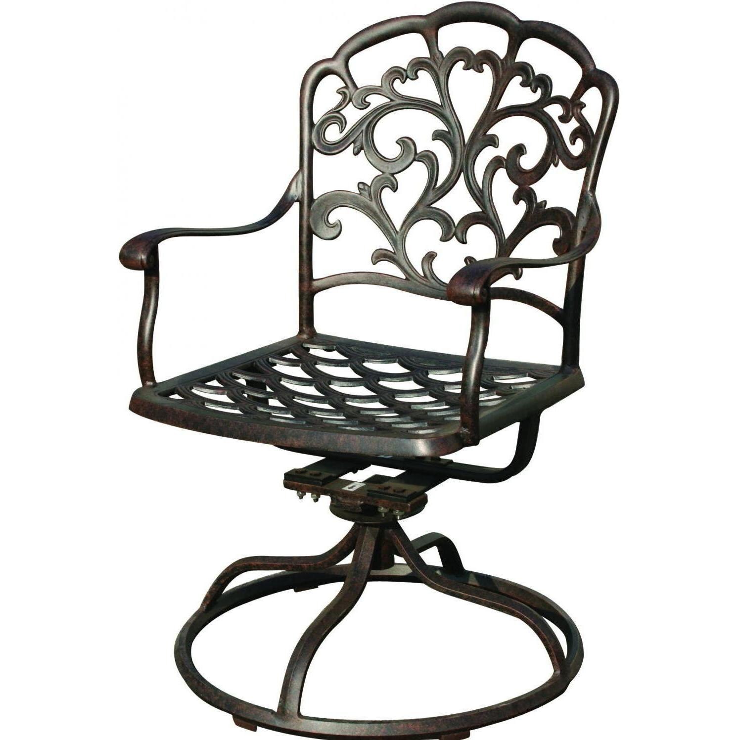 Darlee Catalina Swivel Rocker Dining Chair thumbnail