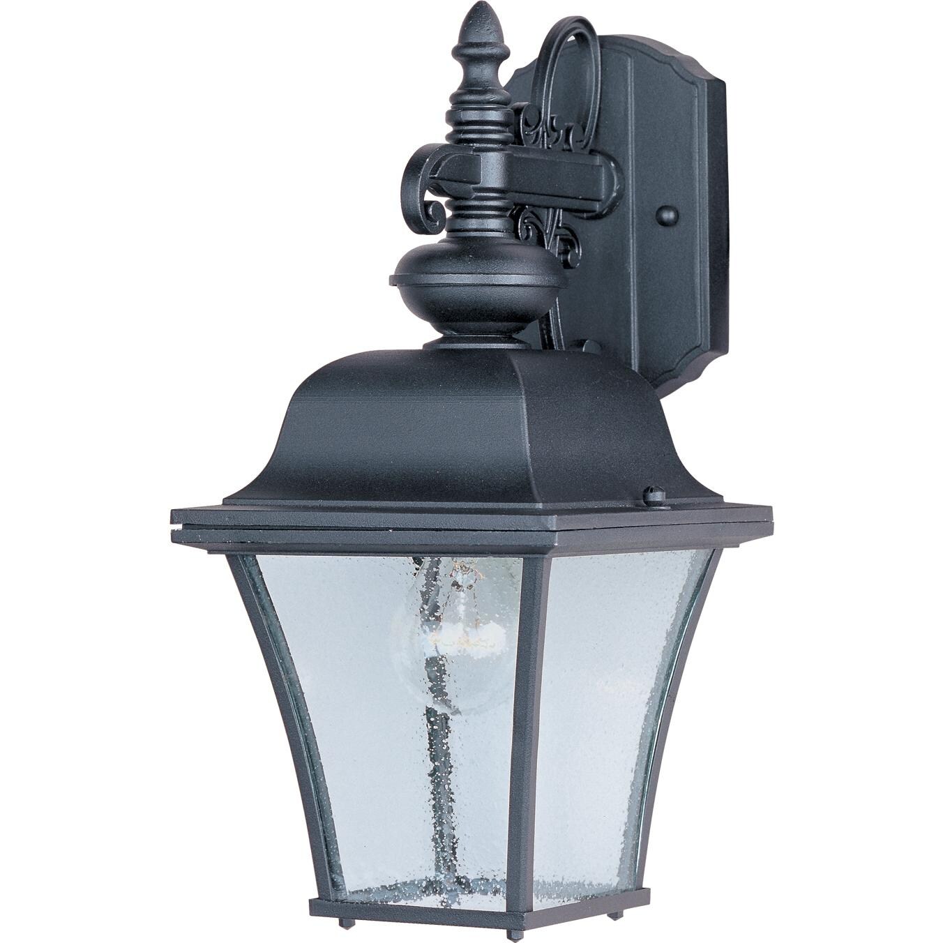 Maxim Senator One Light 15-Inch Outdoor Wall Light - Black - 1066BK image