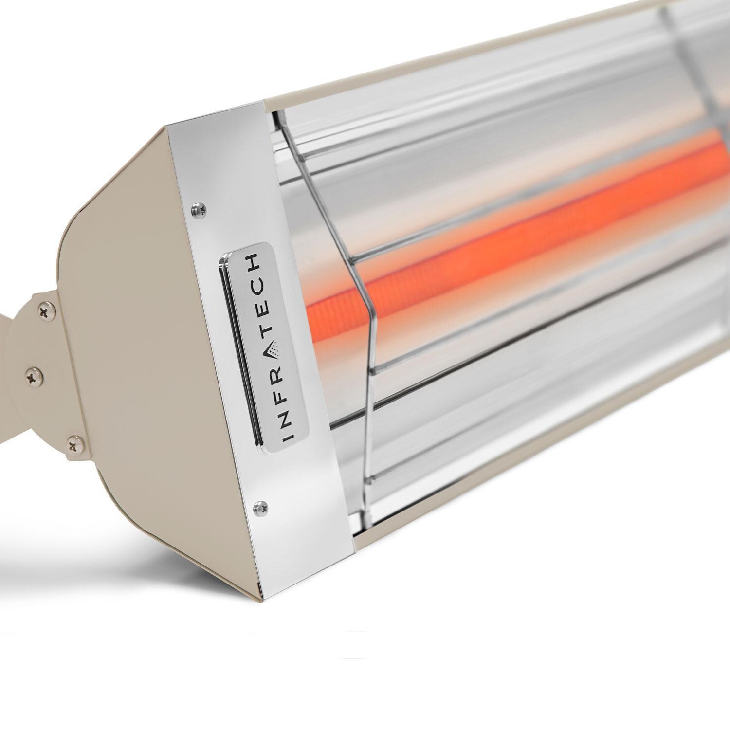 Infratech W-Series 48 Inch 2600W Single Element Electric Patio Heater - 240V - Beige - W2624BE