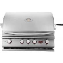 Cal Flame P4 32-Inch 4-Burner Built-In Natural Gas BBQ Grill With Rotisserie (Ships As Propane With Conversion Fittings) - BBQ18P04 image