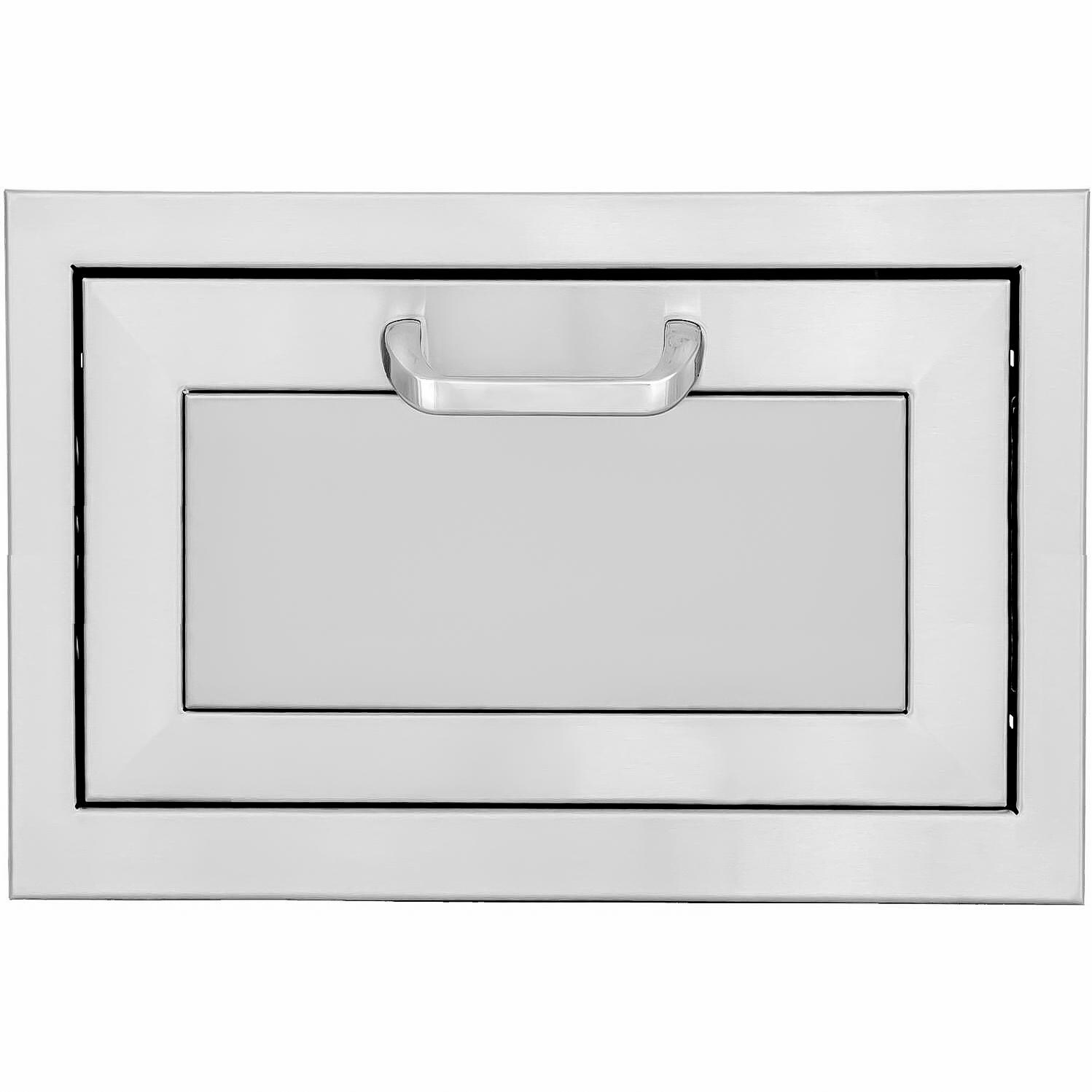 BBQGuys Signature Panel Series 30 X 15-Inch Stainless Steel Single Access Drawer - DISCONTINUED