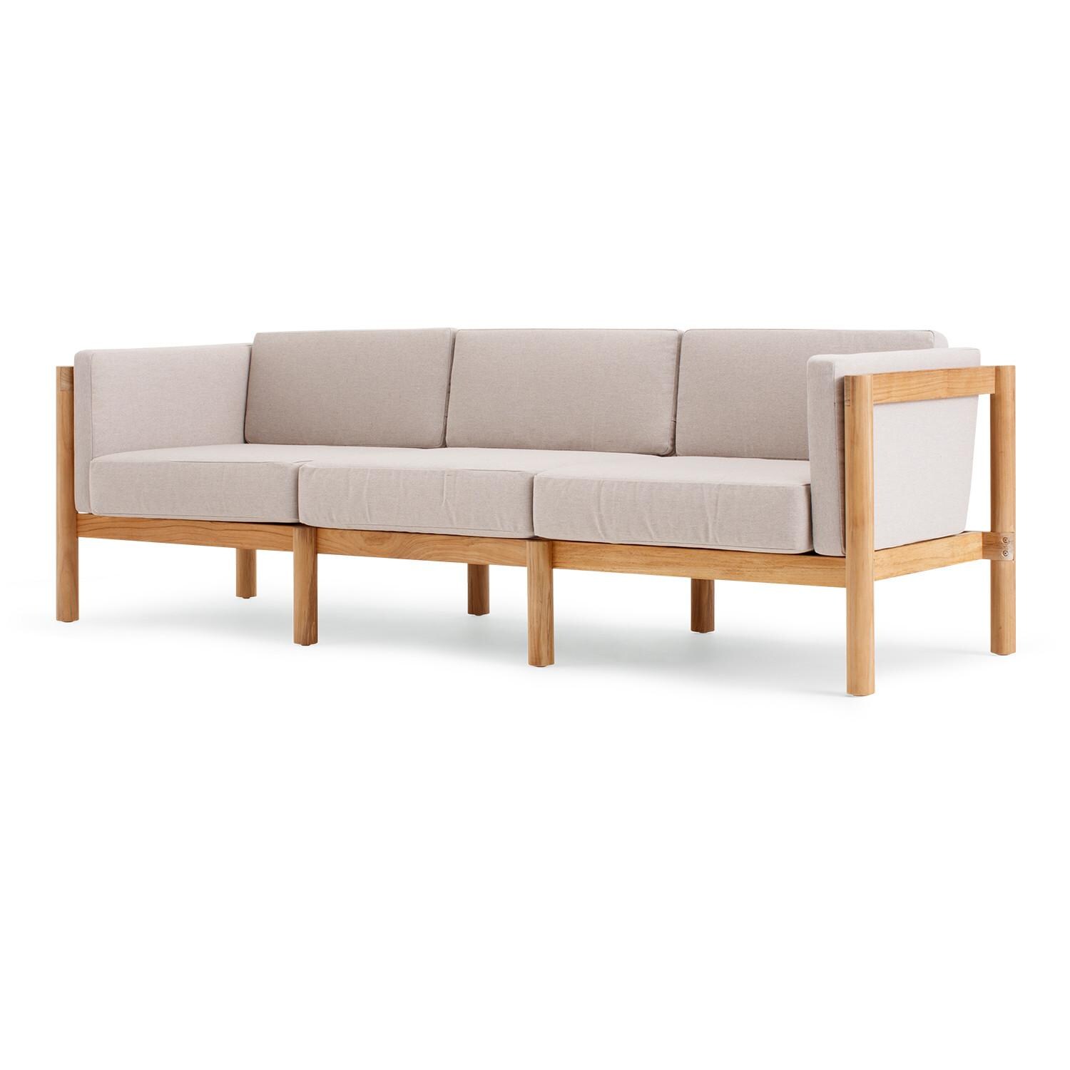 Neighbor Sofa W/ Sunbrella Cushion Arms - Sunbrella Ashe image