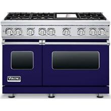 Viking Professional 7 Series 48-Inch 6-Burner Natural Gas Range With Griddle - Cobalt Blue - VGR7486GCB image