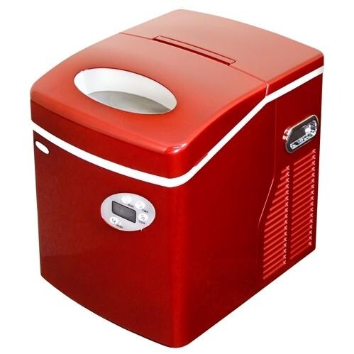 NewAir 50 Lb. Portable Ice Maker Red AI215R BBQGuys