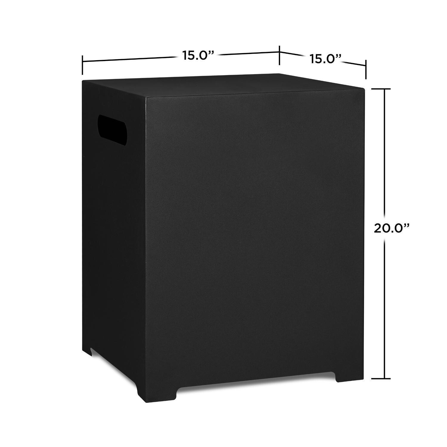 Lakeview Outdoor Designs SC-T0025-BK Propane Tank Cover - Dimensions thumbnail