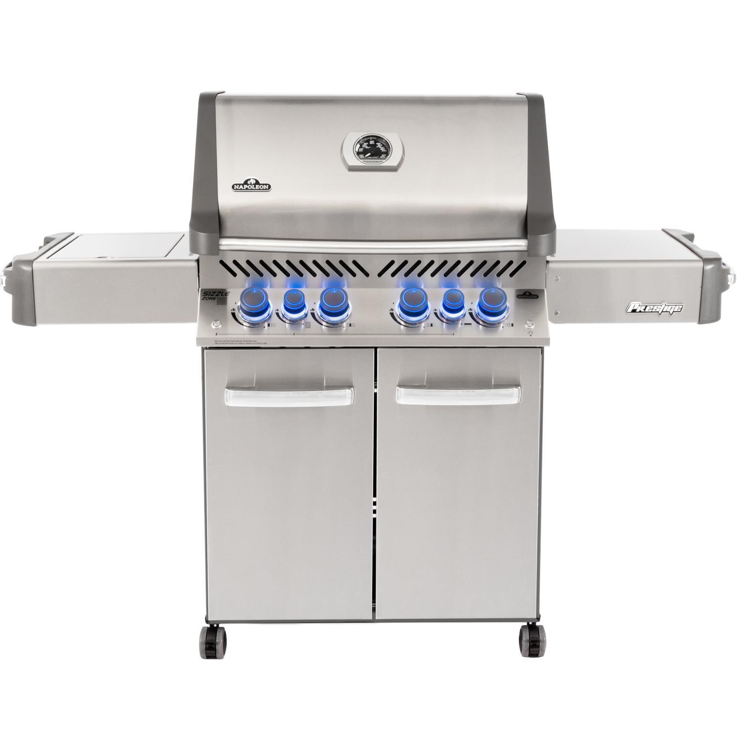 Napoleon Prestige 500 Natural Gas Grill with Infrared Rear Burner and