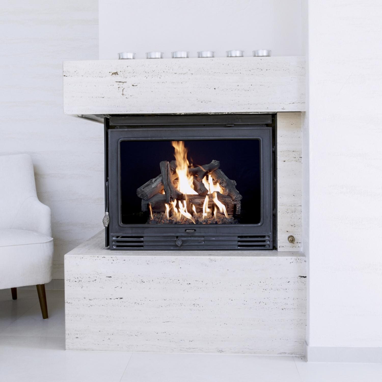 Grand Canyon 21-Inch Western Driftwood Vented Log Set W/ 2 BRN Burner - Lifestyle thumbnail