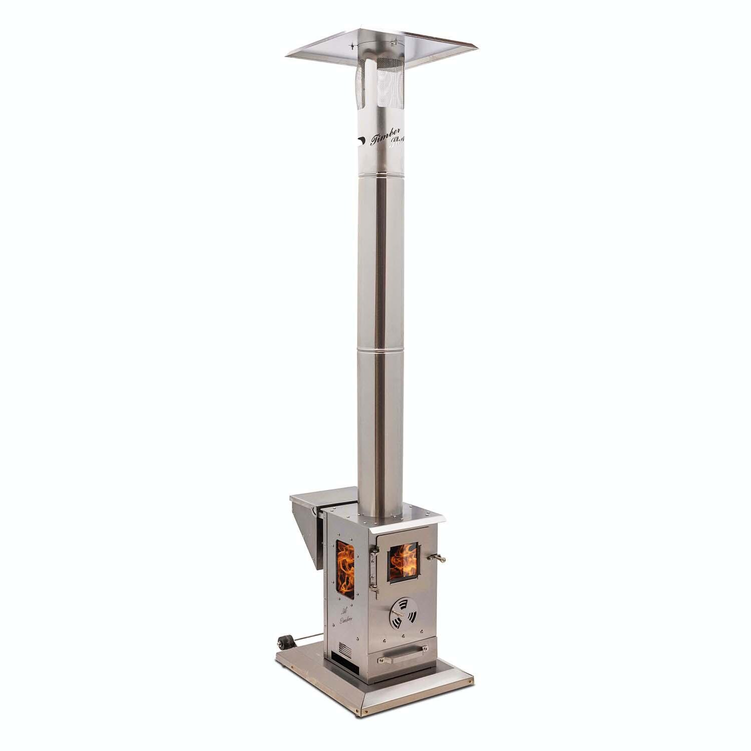 Timber Stoves Lil Timber 72000 BTU Pellet Patio Heater Portable - WPPHLTSS1.0