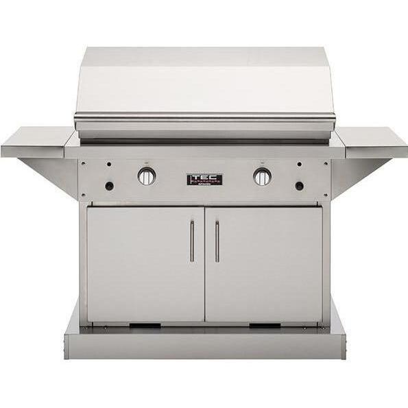 TEC Patio FR 44-Inch Infrared Natural Gas Grill On Stainless Cabinet - PFR2NTCABS