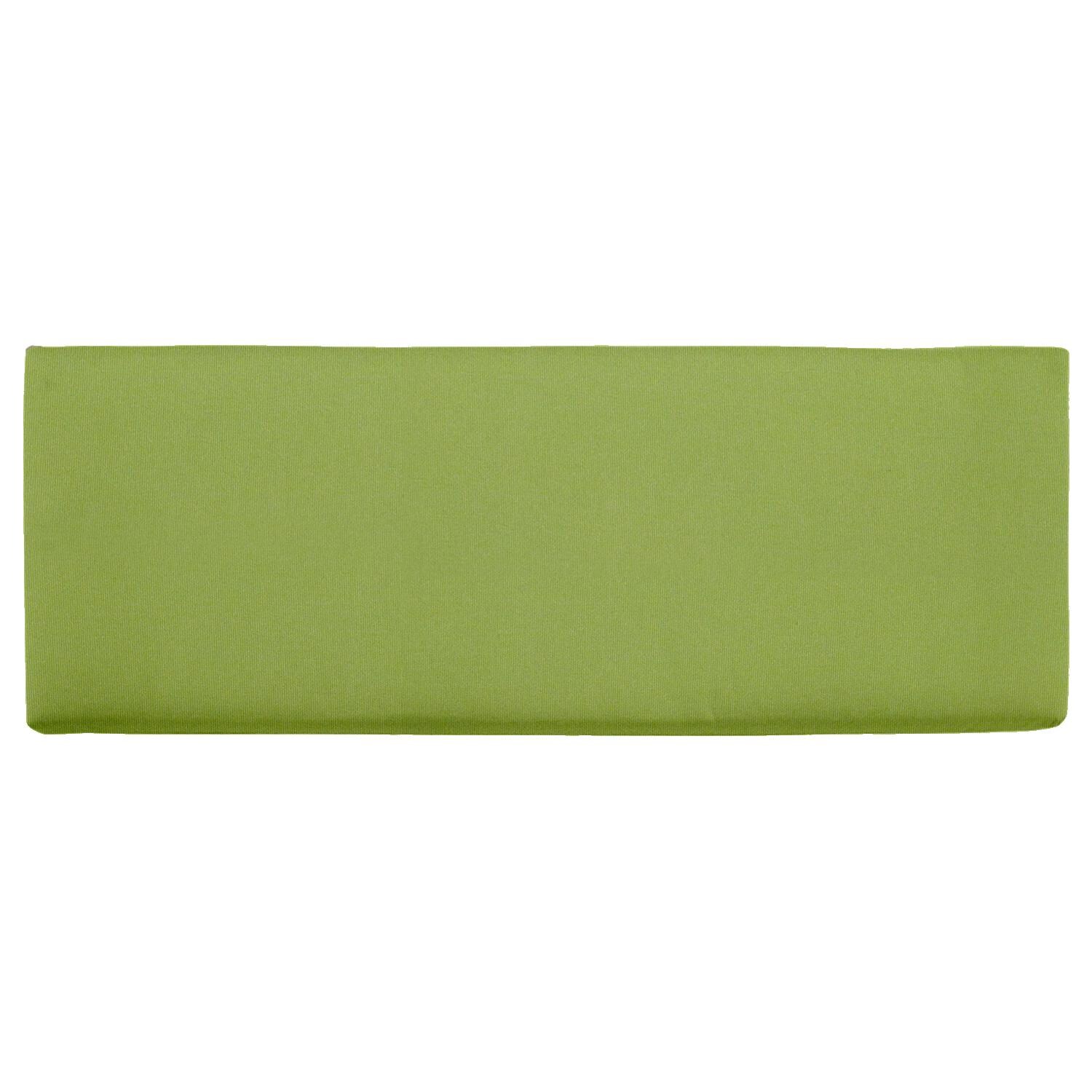 Sunbrella Canvas Ginkgo Large Outdoor Replacement Bench Cushion W/ Knife Edge By UltimatePatio.com thumbnail