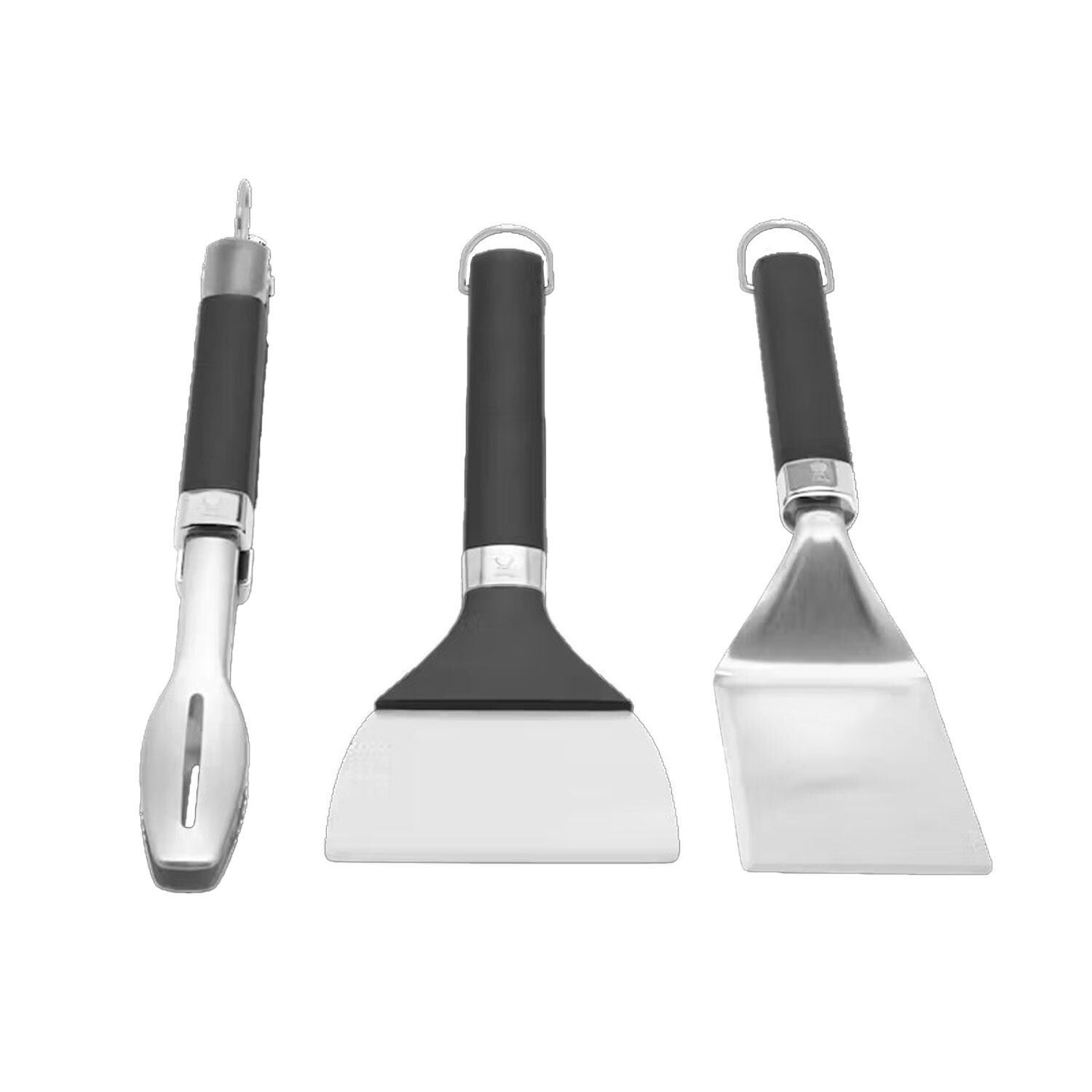 Weber 3400074 Portable Griddle Tool Set - Front View - White Background thumbnail