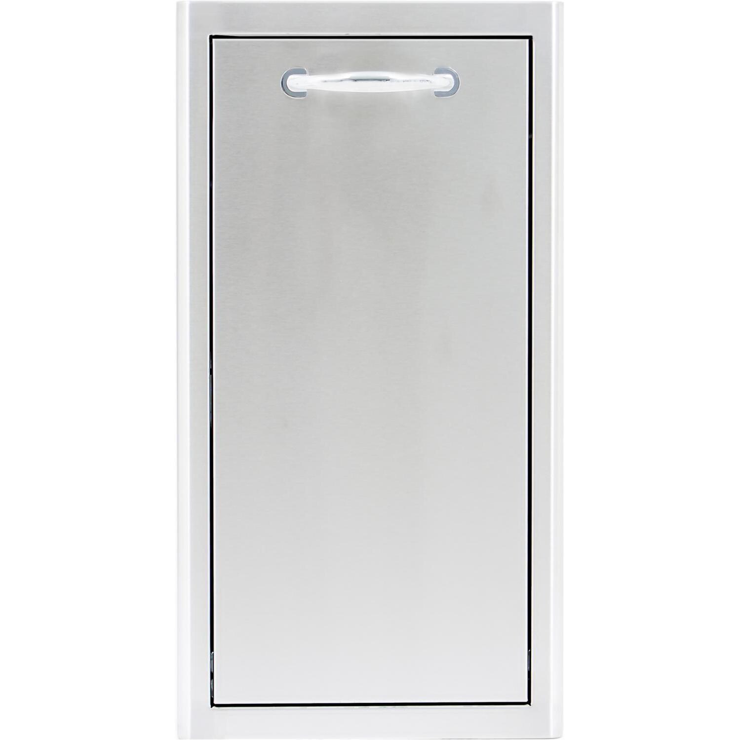 Blaze - BLZ-TRNW-DRW2 - 13-Inch Narrow Roll-Out Trash Bin - Front View thumbnail