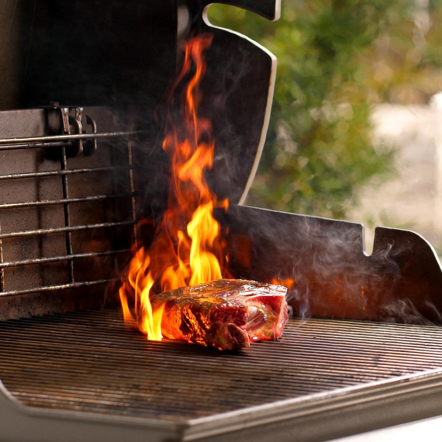 Weber Genesis II Gas Grill - Grilling Steak thumbnail