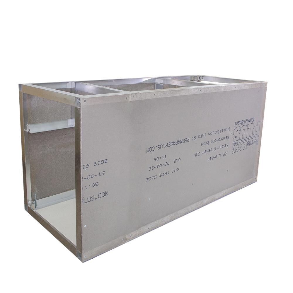 Grill Cabinet 72W X 35H Adjustable Easy Outdoor Kitchen Frame Kit With Cement Board By Grillnetics thumbnail