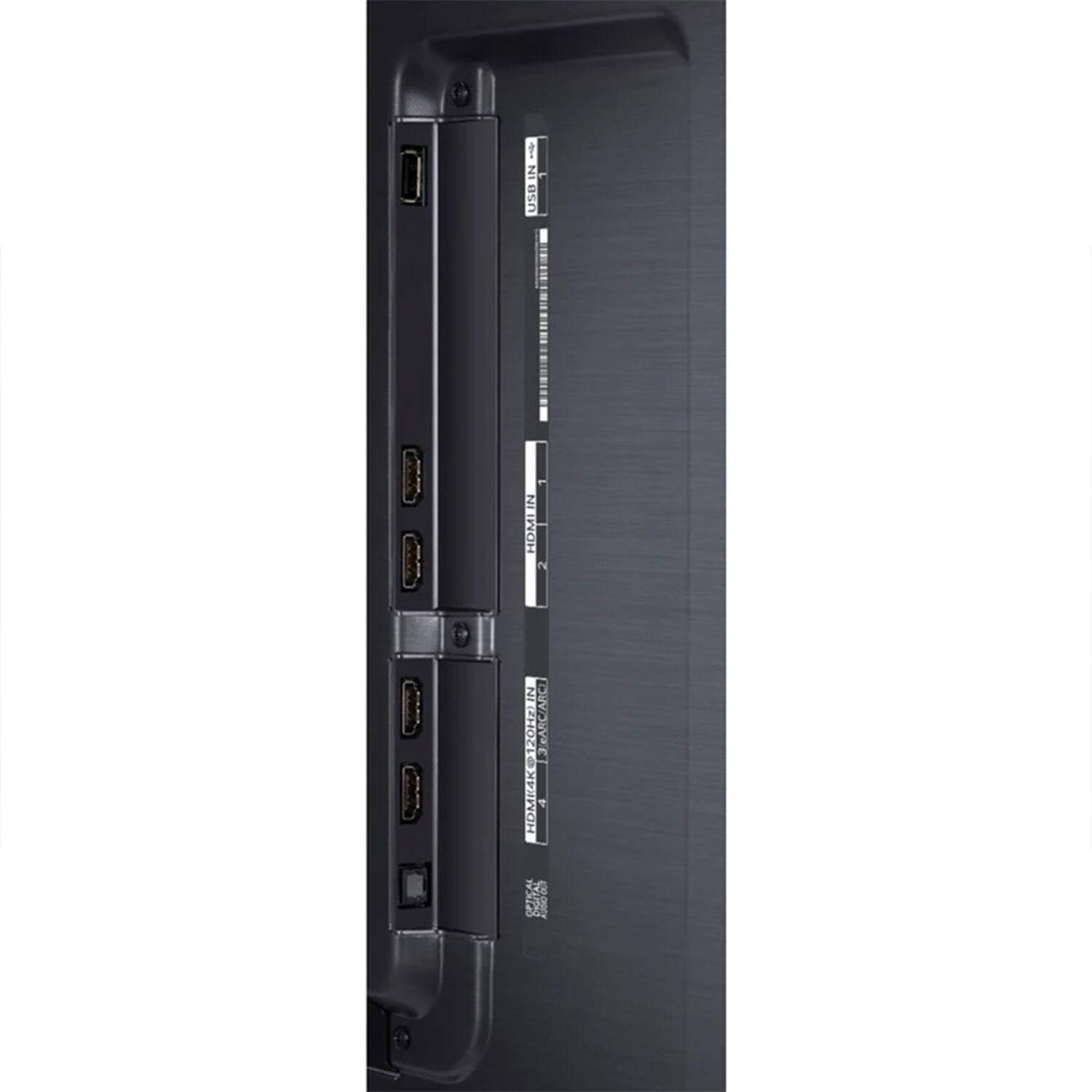 Titan Neo QN90C Series 75 Inch Full Sun QLED Outdoor Smart TV - Connections Side 1 (HDMI, USB Ports) - White Background thumbnail