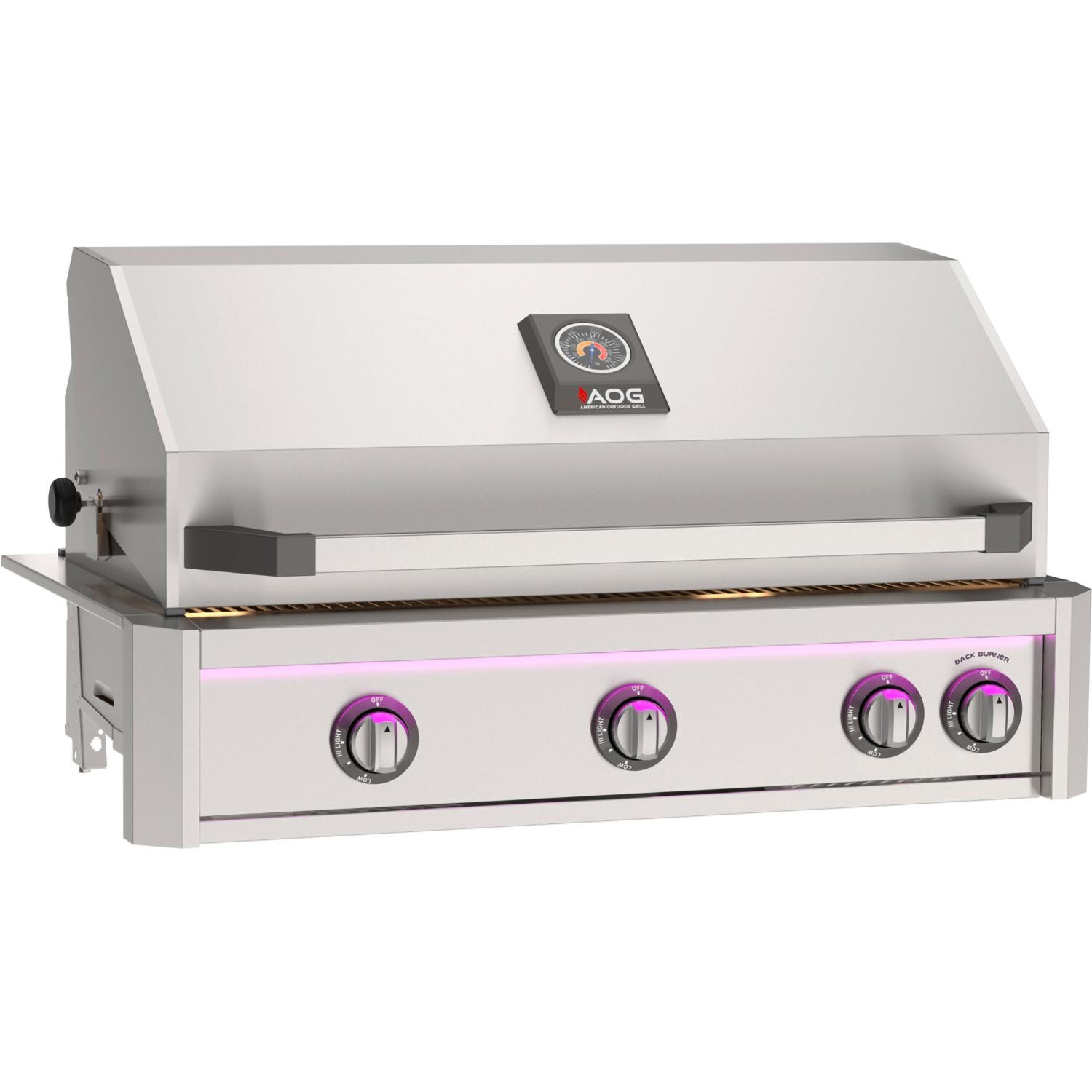American Outdoor Grill 36-in L-Series Built-In Natural Gas Grill with Lights and Rotisserie - AOG36LN