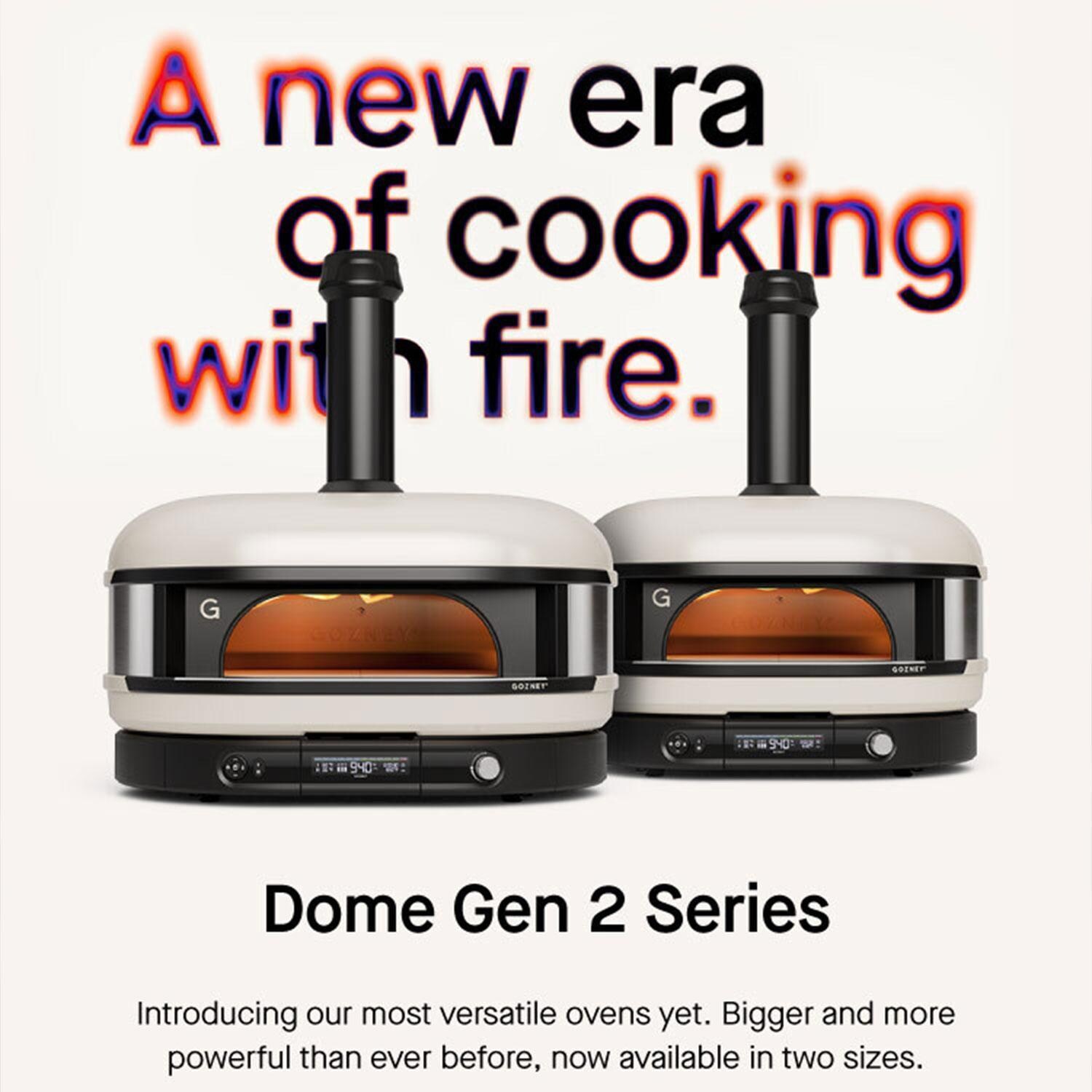 Gozney GMPOBUS1825 Dome XL Gen 2 Propane Pizza Oven - Dome Gen 2 Series Launch - Shown in Bone Finish - Detail thumbnail
