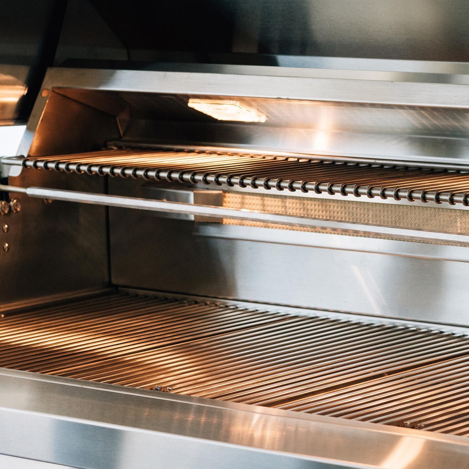 American Made Grills Estate 42-Inch Freestanding Grill ESTFS42-NG - Natural Gas - Interior Lights - Lifestyle thumbnail