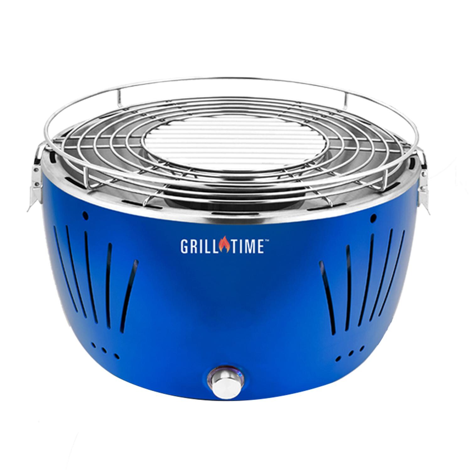 Grill Time Tailgater GT Portable Charcoal Grill Starter Pack - Blue - UPG-B-13