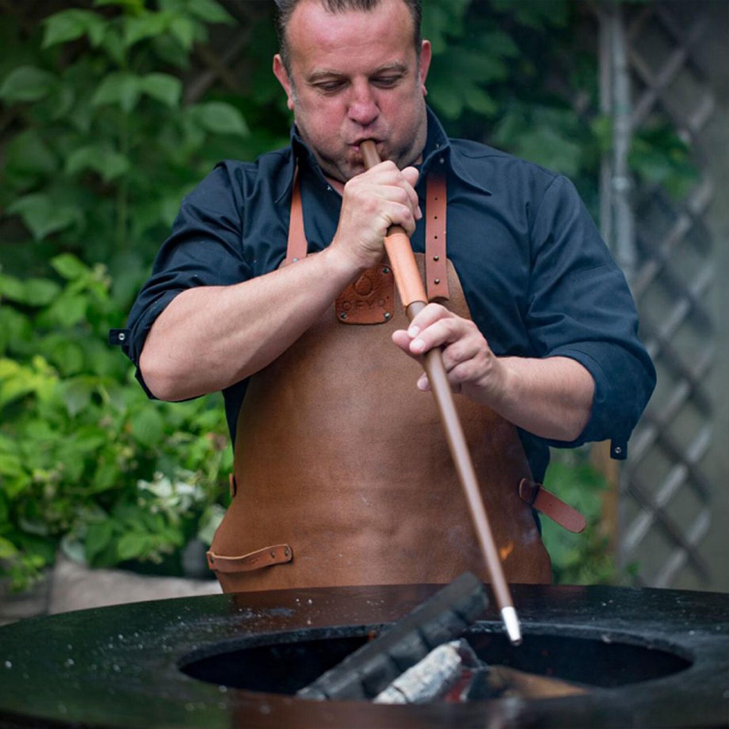 OFYR OA-B Buffadoo BBQ Set - Brown - Poker - Lifestyle thumbnail