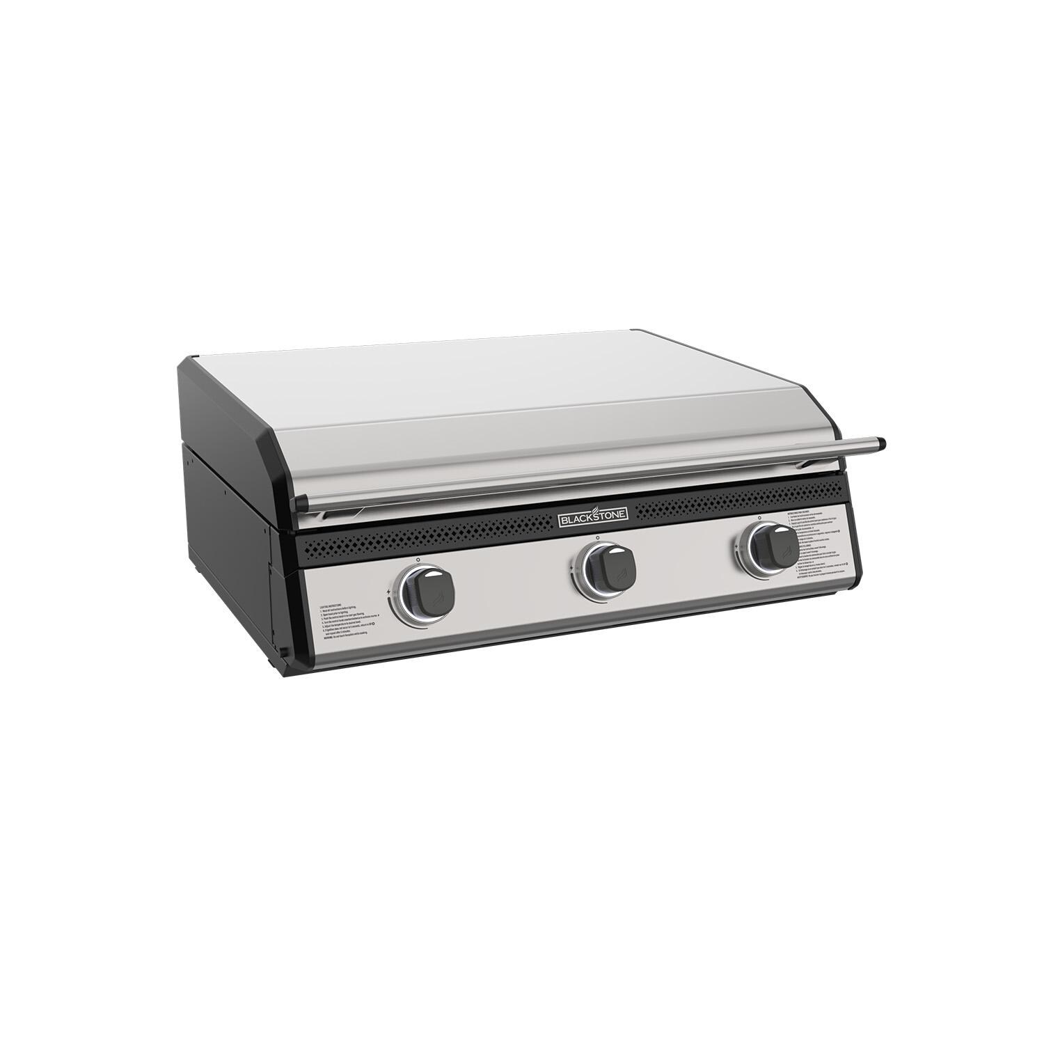 Blackstone 6128 28 Inch XL Built-In Propane Griddle W/ Hood - White Background thumbnail